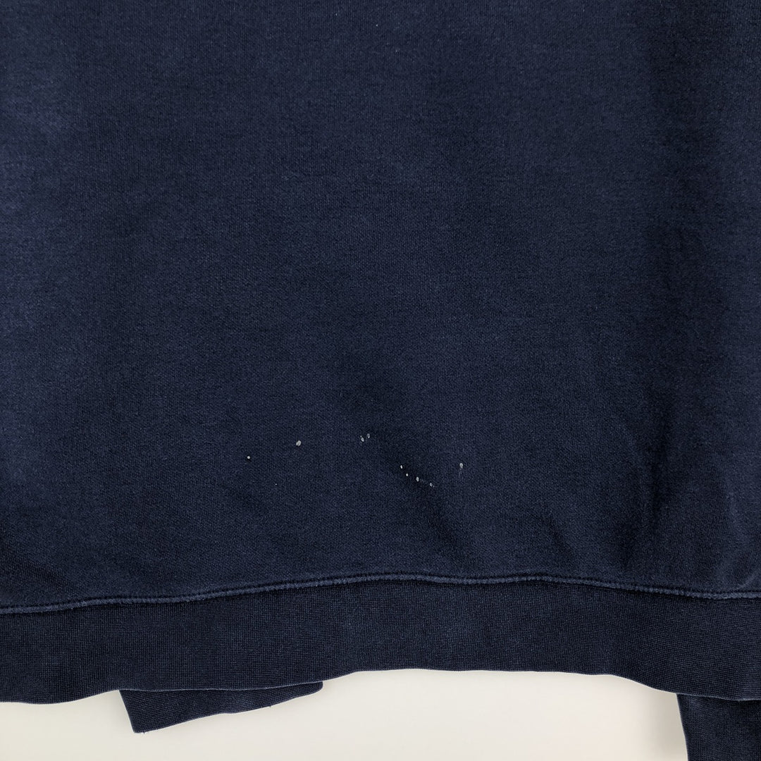 00'S Nike One Point Logo Sweatshirt Trainer Men's XL cotton navy blue type Vintage Second Hand