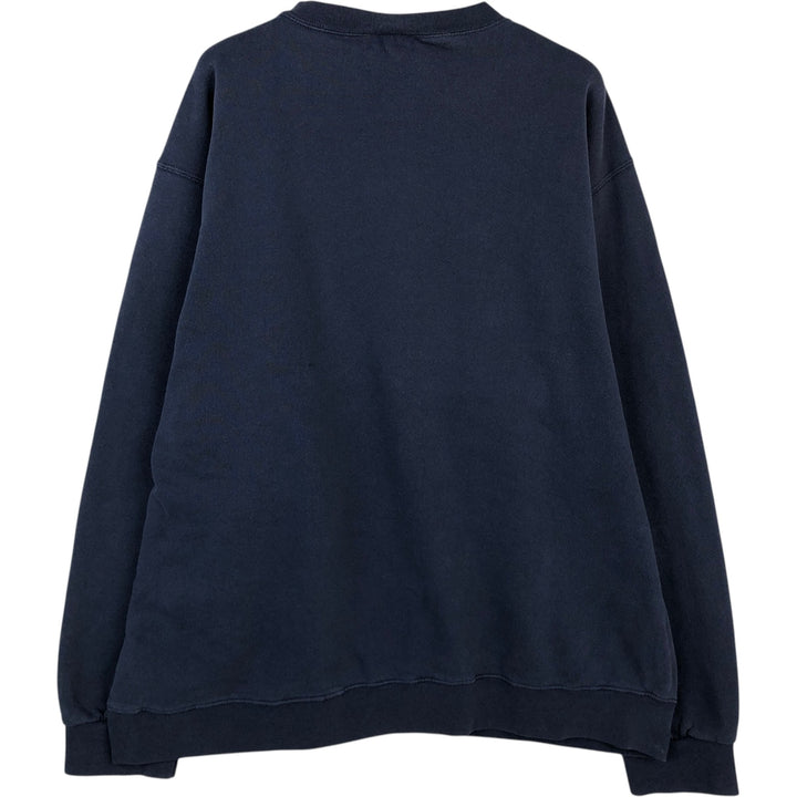 00'S Nike One Point Logo Sweatshirt Trainer Men's XL cotton navy blue type Vintage Second Hand