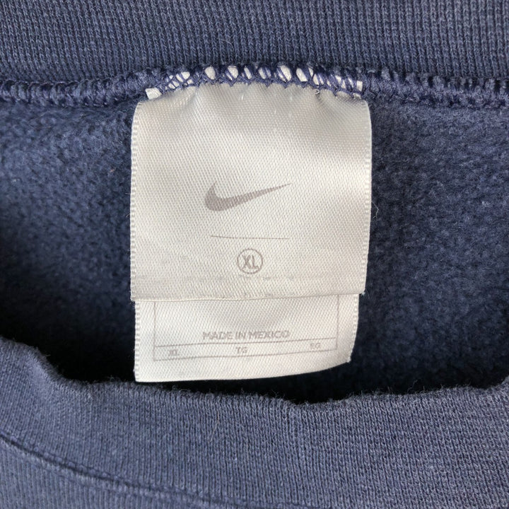 00'S Nike One Point Logo Sweatshirt Trainer Men's XL cotton navy blue type Vintage Second Hand