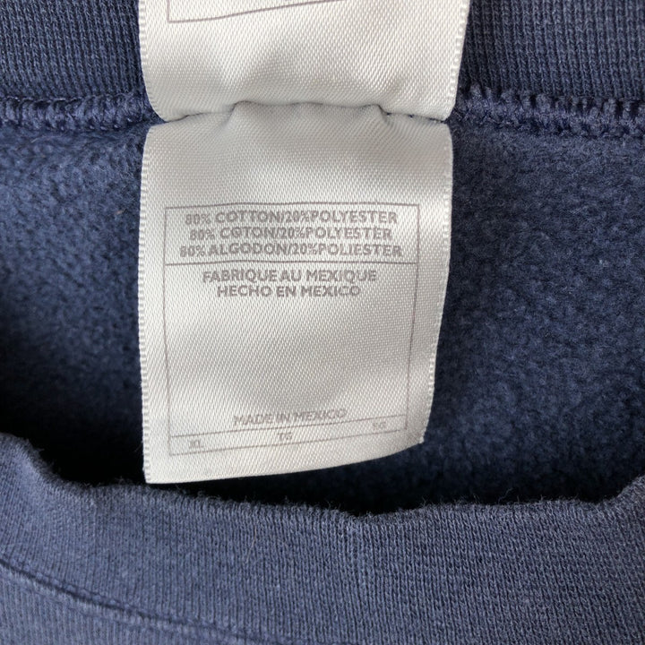 00'S Nike One Point Logo Sweatshirt Trainer Men's XL cotton navy blue type Vintage Second Hand