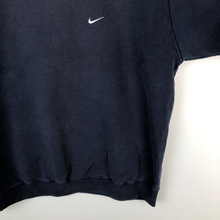 00'S Nike One Point Logo Sweatshirt Trainer Men's XL cotton navy blue type Vintage Second Hand