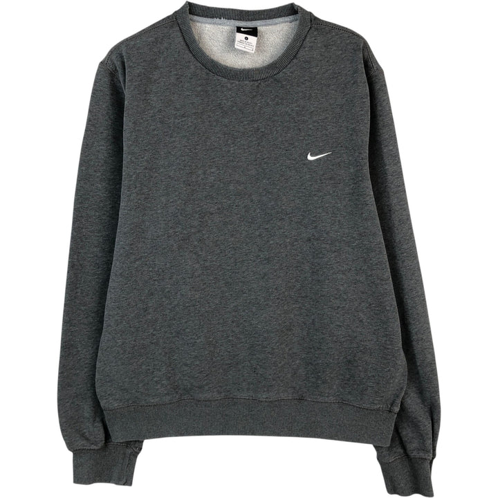 Nike One Point Logo Sweatshirt, Trainer, Men's Size L cotton gray type Vintage Second Hand