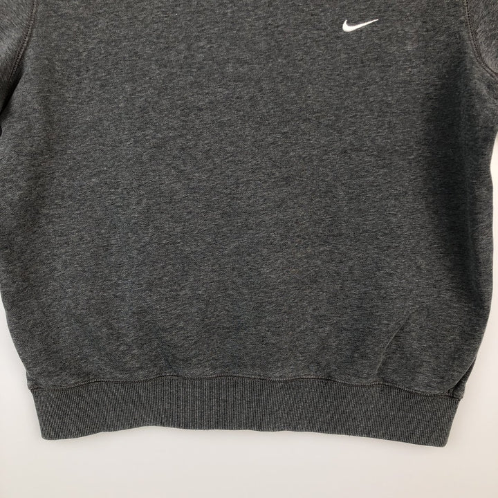 Nike One Point Logo Sweatshirt, Trainer, Men's Size L cotton gray type Vintage Second Hand