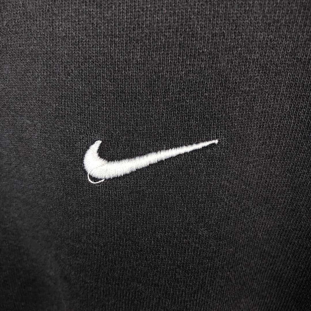 2000'S Nike One-Point Logo Sweatshirt, Made in Canada, Men's Size M (approx.) cotton black type Vintage Second Hand
