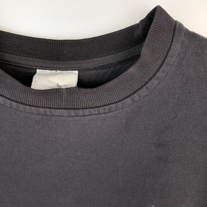2000'S Nike One-Point Logo Sweatshirt, Made in Canada, Men's Size M (approx.) cotton black type Vintage Second Hand