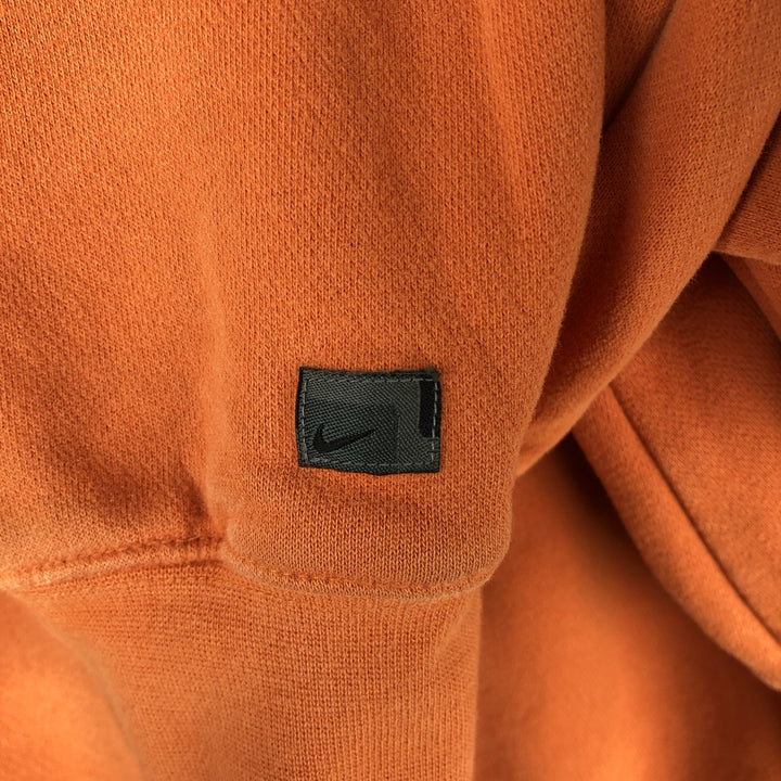 2000'S Nike logo sweatshirt, men's size XL cotton orange type Vintage Second Hand