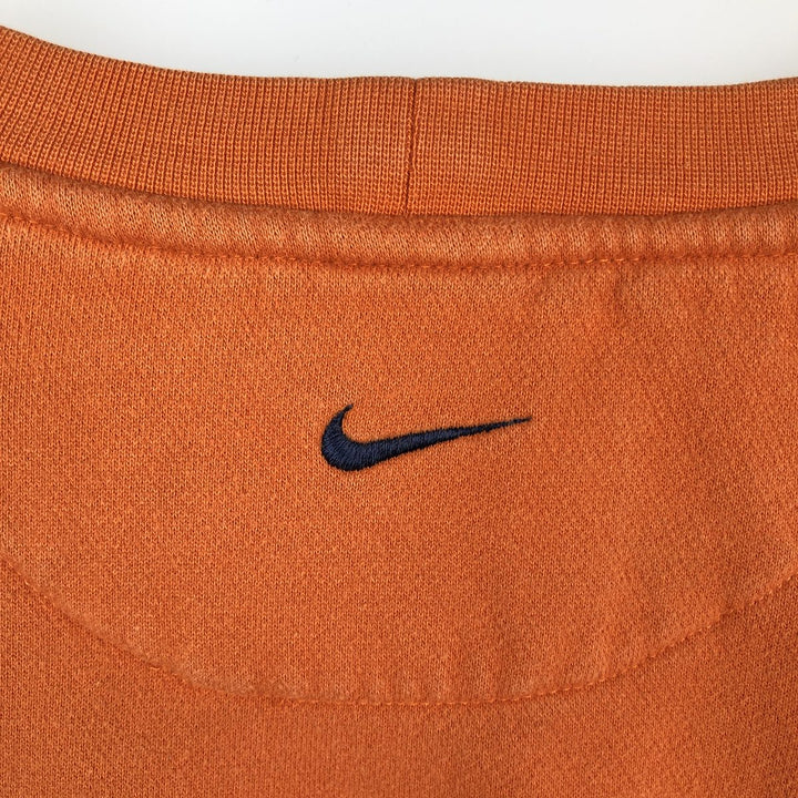2000'S Nike logo sweatshirt, men's size XL cotton orange type Vintage Second Hand