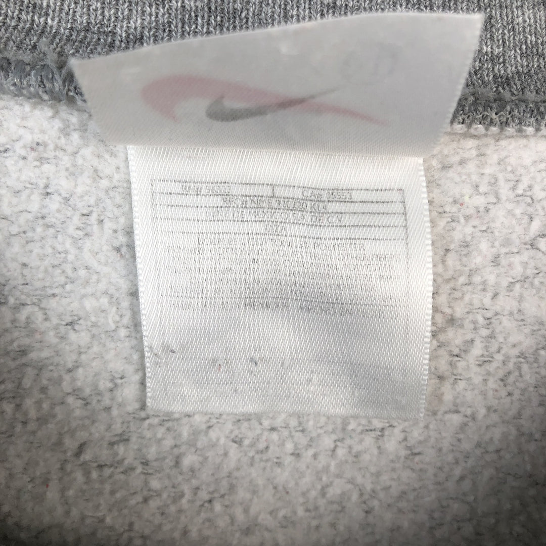 90s-00'S Nike One-Point Logo Sweatshirt, Men's XL, Vintage cotton gray type Vintage Second Hand