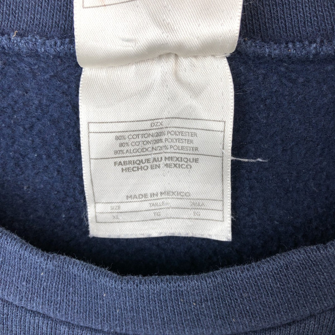 90'S Nike One Point Logo Sweatshirt, Men's XL Size Vintage cotton navy blue type Vintage Second Hand