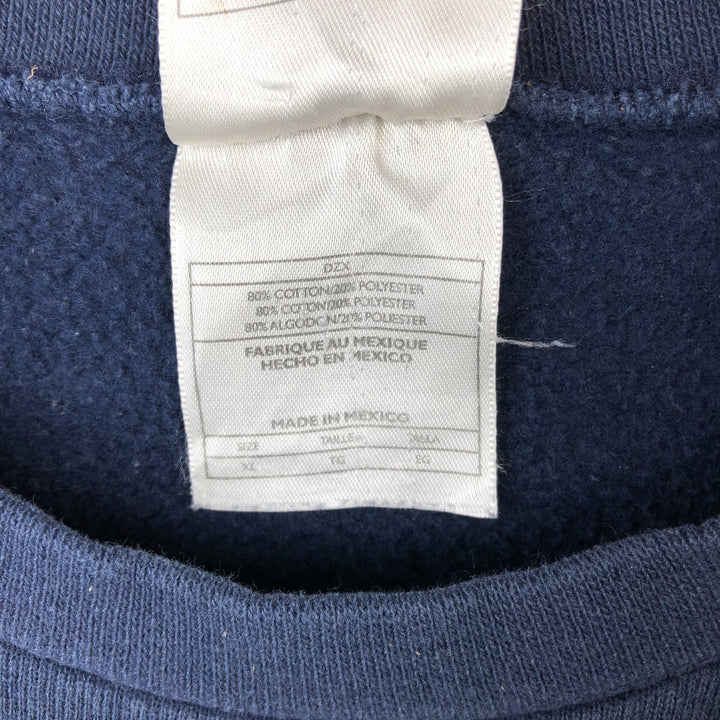 90'S Nike One Point Logo Sweatshirt, Men's XL Size Vintage cotton navy blue type Vintage Second Hand