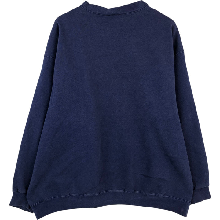 90'S Nike One-Point Logo Sweatshirt, Made in USA, Men's XL (approx.), Vintage cotton navy blue type Vintage Second Hand
