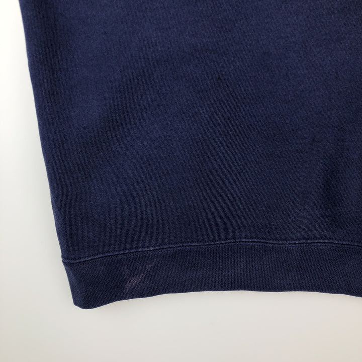 90'S Nike One-Point Logo Sweatshirt, Made in USA, Men's XL (approx.), Vintage cotton navy blue type Vintage Second Hand