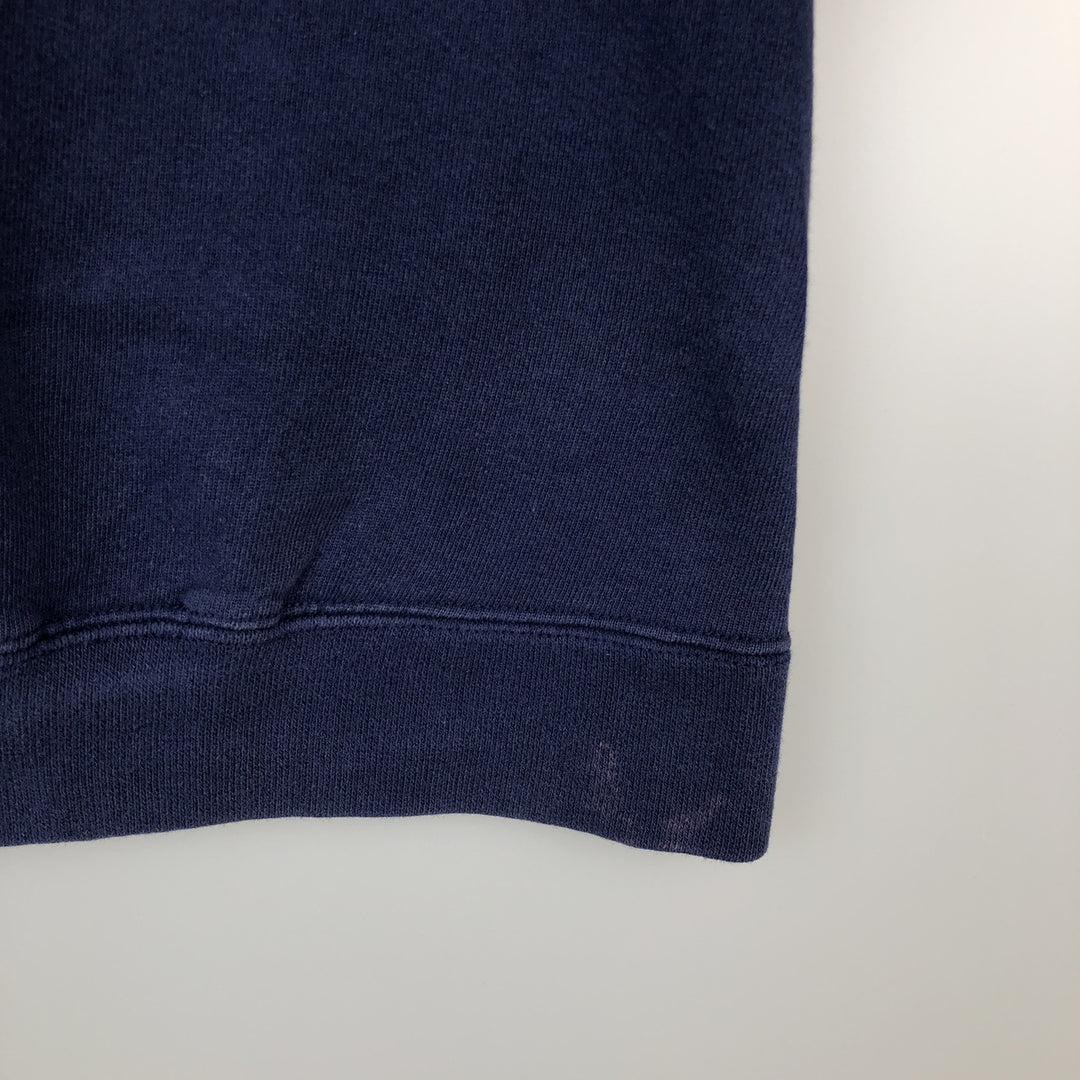 90'S Nike One-Point Logo Sweatshirt, Made in USA, Men's XL (approx.), Vintage cotton navy blue type Vintage Second Hand