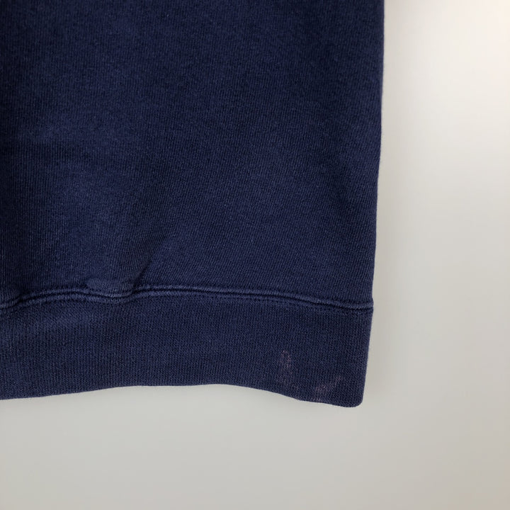 90'S Nike One-Point Logo Sweatshirt, Made in USA, Men's XL (approx.), Vintage cotton navy blue type Vintage Second Hand