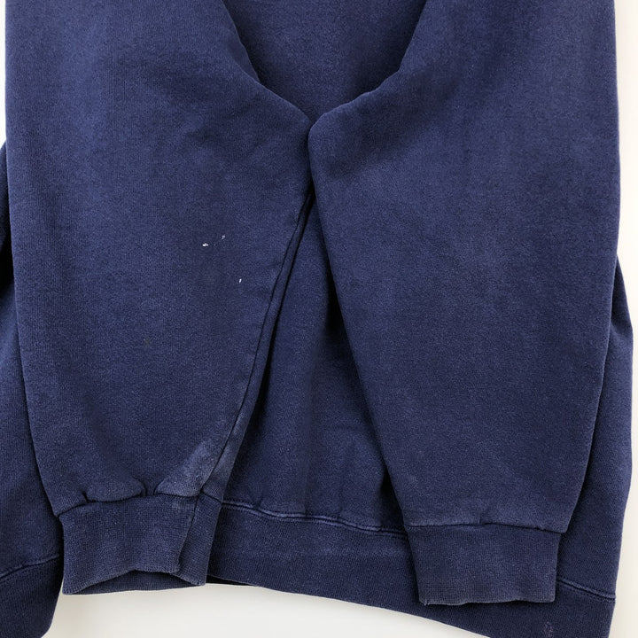 90'S Nike One-Point Logo Sweatshirt, Made in USA, Men's XL (approx.), Vintage cotton navy blue type Vintage Second Hand