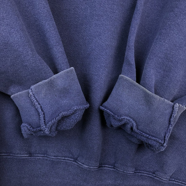 90'S Nike One-Point Logo Sweatshirt, Made in USA, Men's XL (approx.), Vintage cotton navy blue type Vintage Second Hand