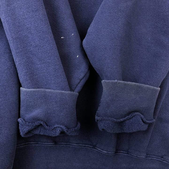90'S Nike One-Point Logo Sweatshirt, Made in USA, Men's XL (approx.), Vintage cotton navy blue type Vintage Second Hand
