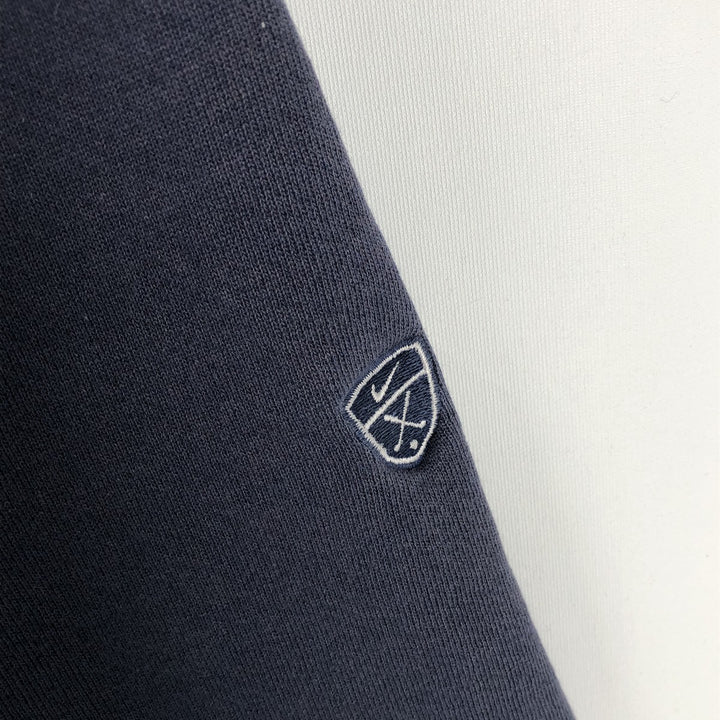 Nike Golf One-Point Logo Sweatshirt, Made in USA, Men's XXL equivalent. cotton navy blue type Vintage Second Hand