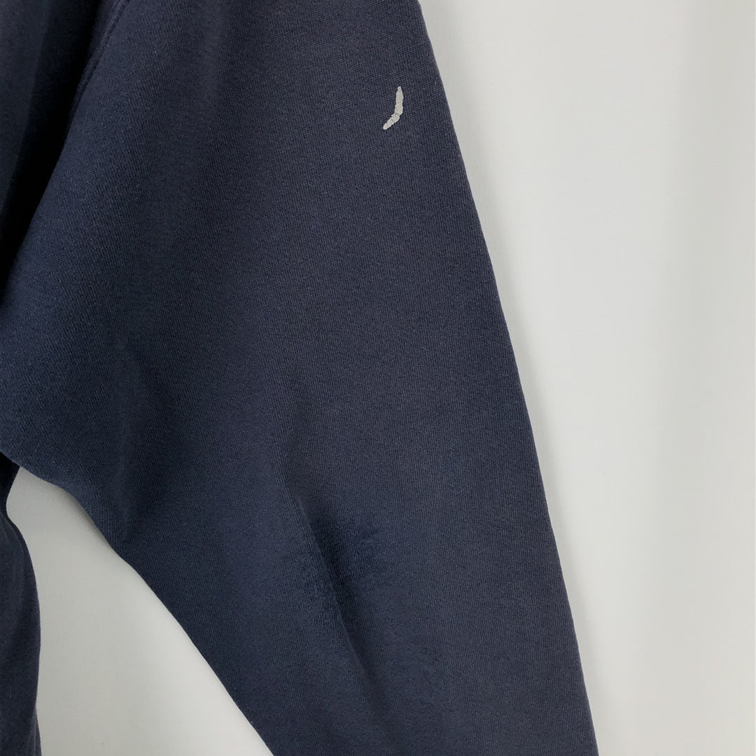 Nike Golf One-Point Logo Sweatshirt, Made in USA, Men's XXL equivalent. cotton navy blue type Vintage Second Hand