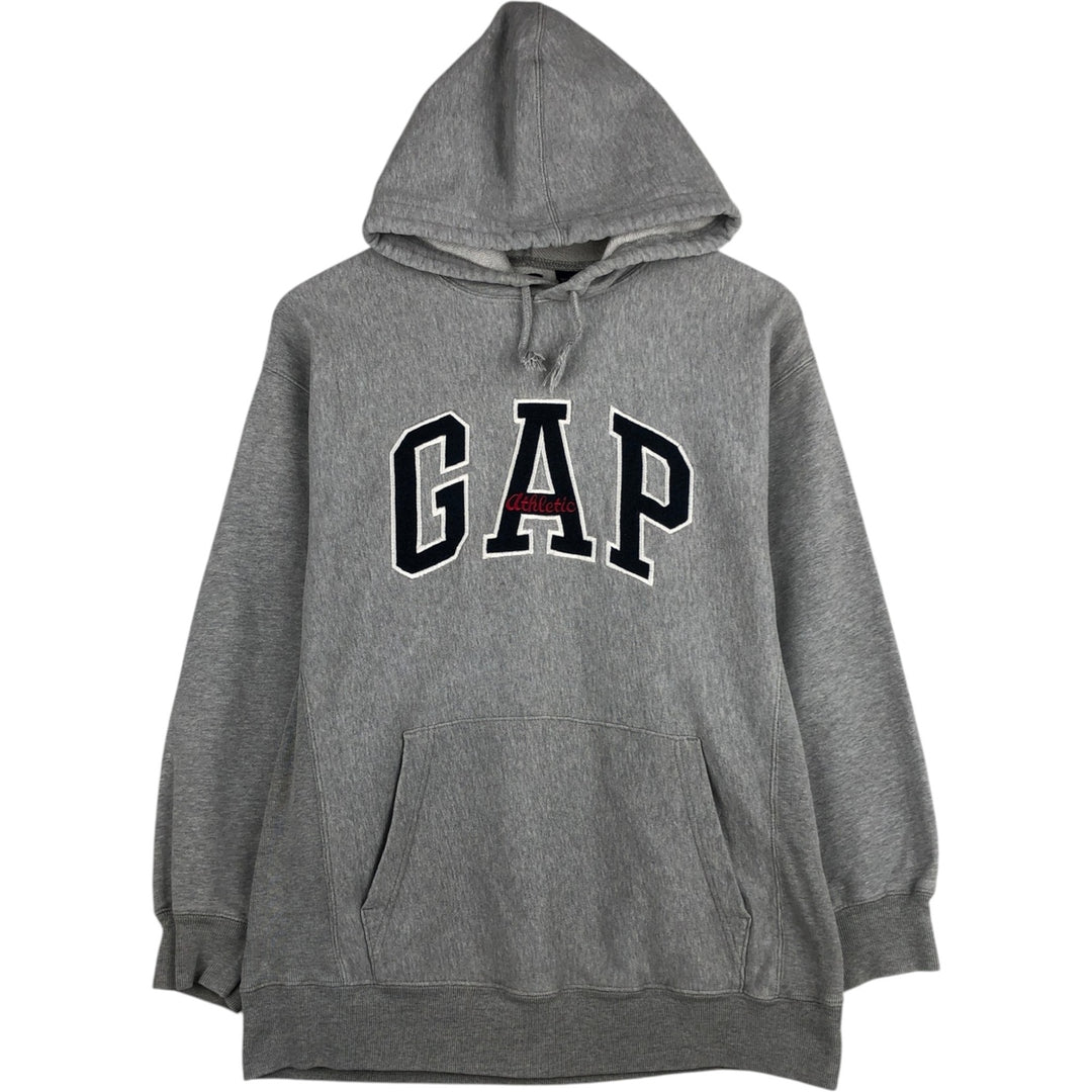 90'S GAP Vintage Pullover Hoodie, Men's Size Small cotton gray type Vintage Second Hand