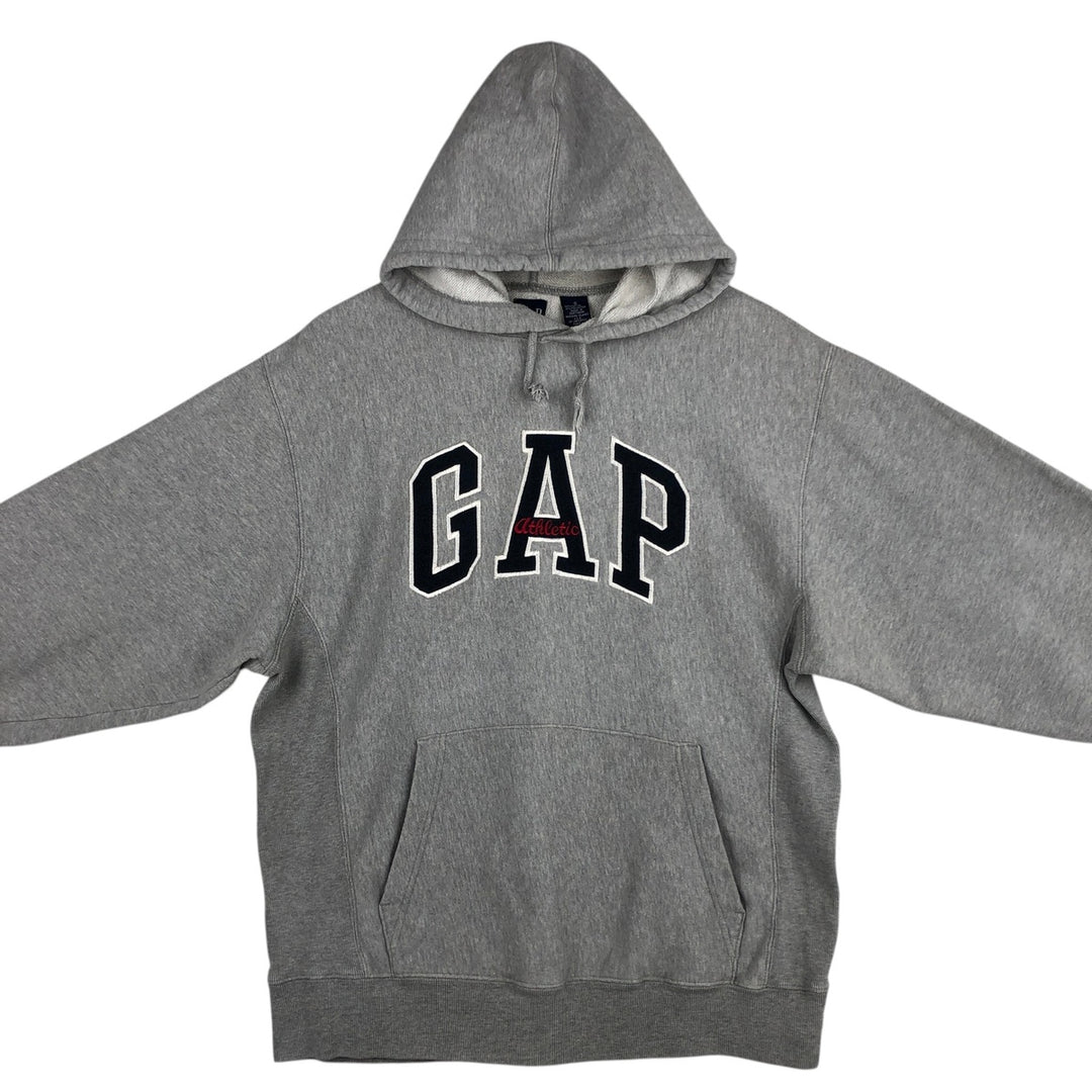 90'S GAP Vintage Pullover Hoodie, Men's Size Small cotton gray type Vintage Second Hand