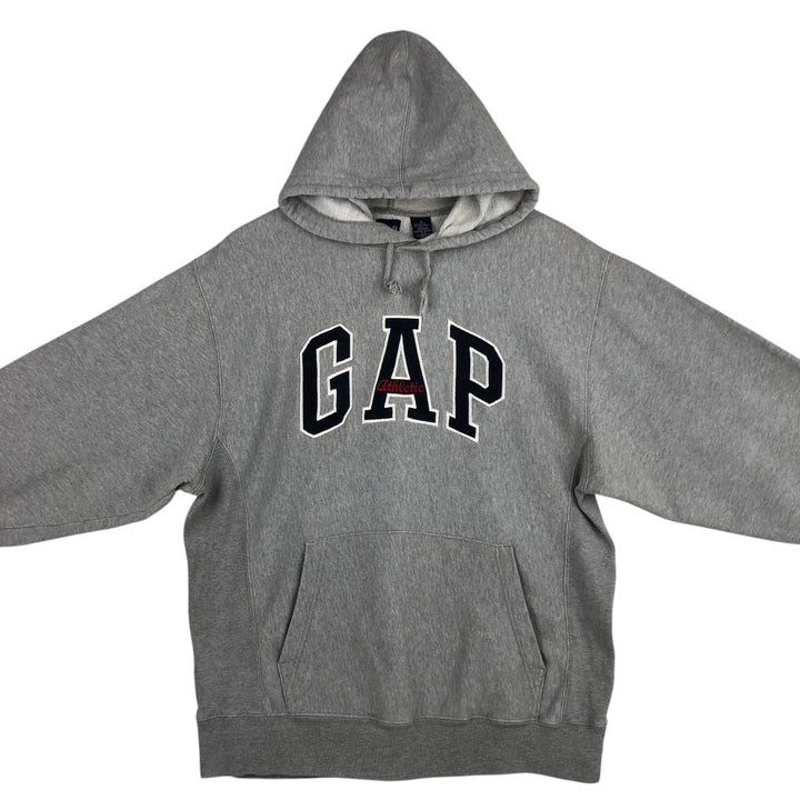 90'S GAP Vintage Pullover Hoodie, Men's Size Small cotton gray type Vintage Second Hand