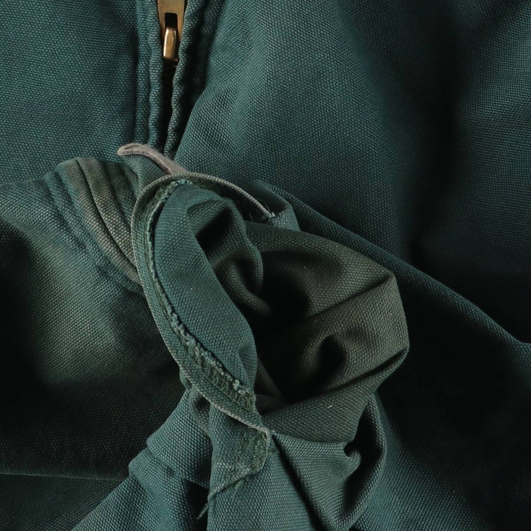 Key Active Jacket Type Duck Full-Zip Hoodie, Men's Size L (Equivalent), Vintage cotton green type Vintage Second Hand