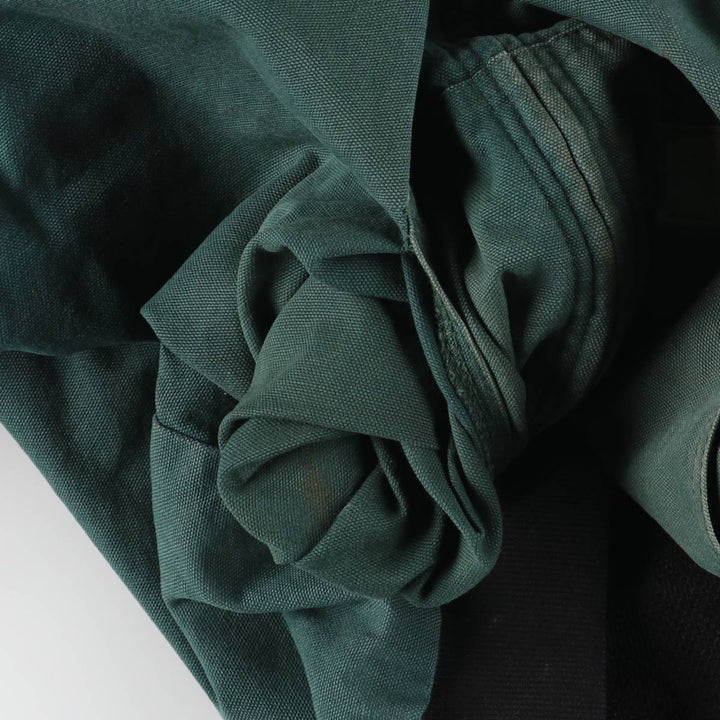 Key Active Jacket Type Duck Full-Zip Hoodie, Men's Size L (Equivalent), Vintage cotton green type Vintage Second Hand