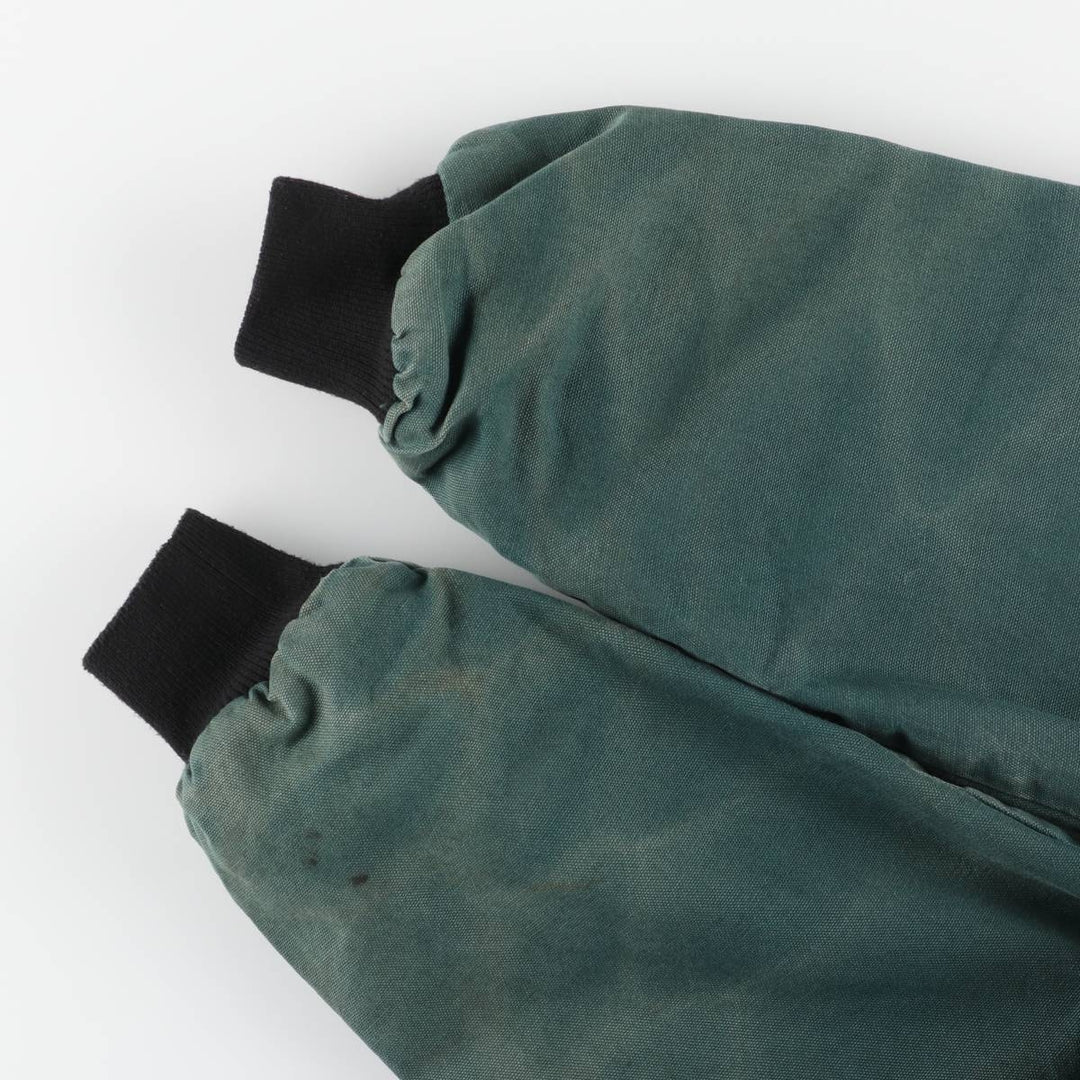 Key Active Jacket Type Duck Full-Zip Hoodie, Men's Size L (Equivalent), Vintage cotton green type Vintage Second Hand