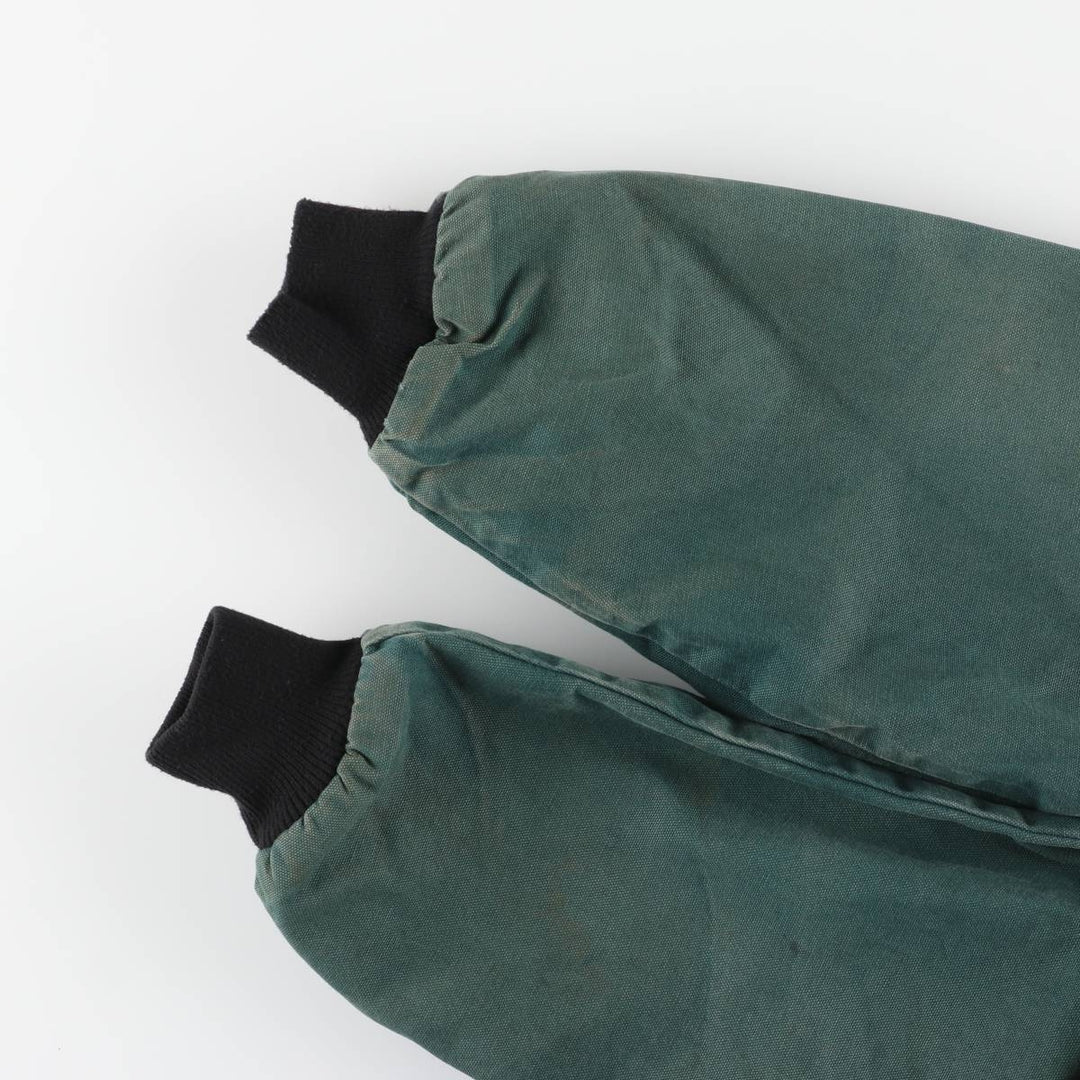 Key Active Jacket Type Duck Full-Zip Hoodie, Men's Size L (Equivalent), Vintage cotton green type Vintage Second Hand