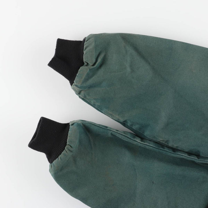 Key Active Jacket Type Duck Full-Zip Hoodie, Men's Size L (Equivalent), Vintage cotton green type Vintage Second Hand
