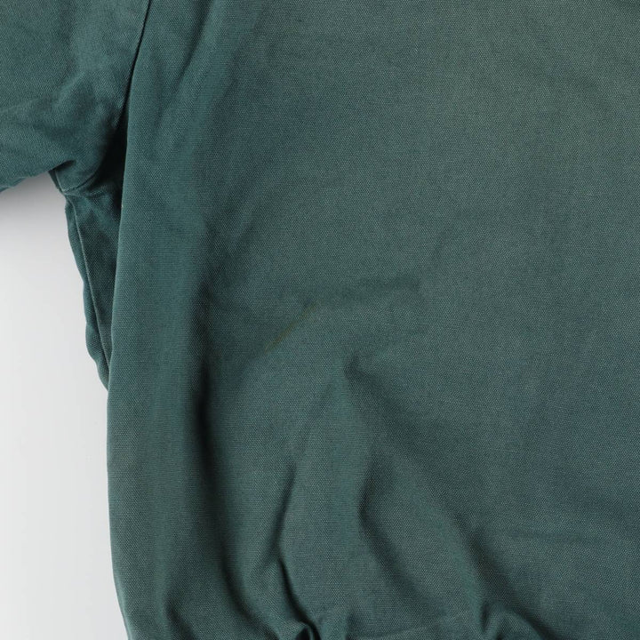 Key Active Jacket Type Duck Full-Zip Hoodie, Men's Size L (Equivalent), Vintage cotton green type Vintage Second Hand