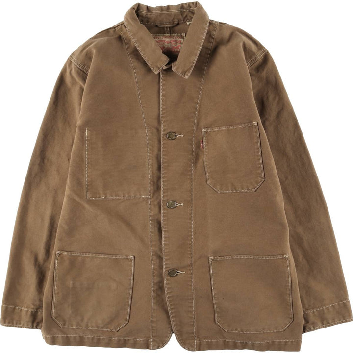 Levi's duck canvas coveralls, men's size XXL. unclear brown type Vintage Second Hand