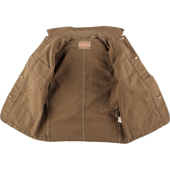 Levi's duck canvas coveralls, men's size XXL. unclear brown type Vintage Second Hand