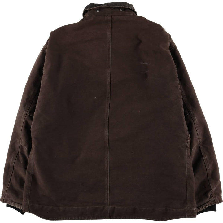 Carhartt Ridgecoat Padded Duck Work Jacket, Men's XXL equivalent. cotton brown type Vintage Second Hand