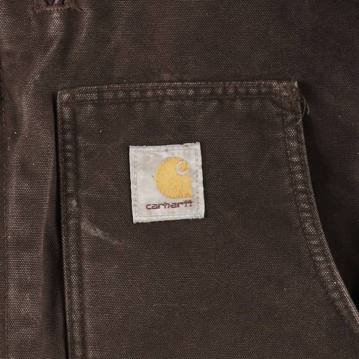 Carhartt Ridgecoat Padded Duck Work Jacket, Men's XXL equivalent. cotton brown type Vintage Second Hand