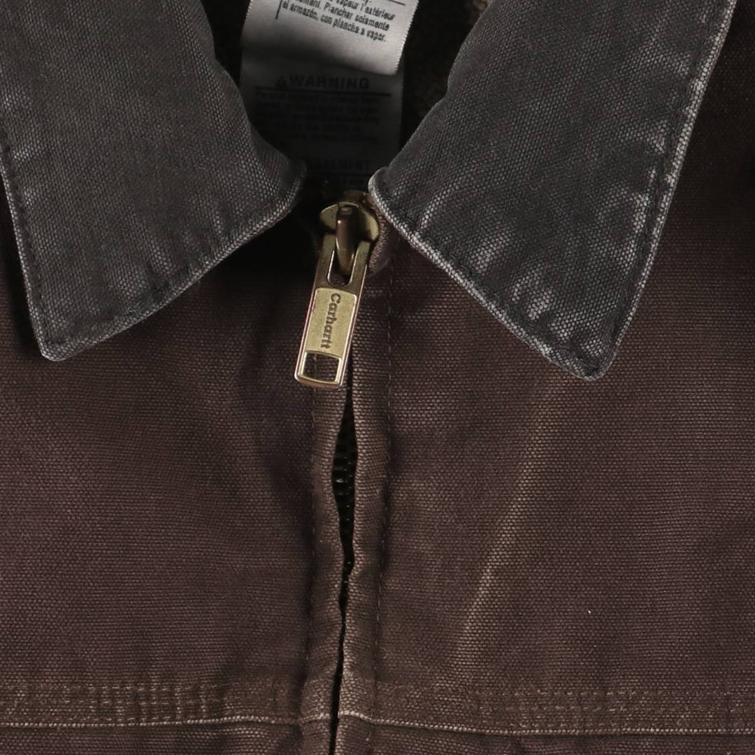 Carhartt Ridgecoat Padded Duck Work Jacket, Men's XXL equivalent. cotton brown type Vintage Second Hand