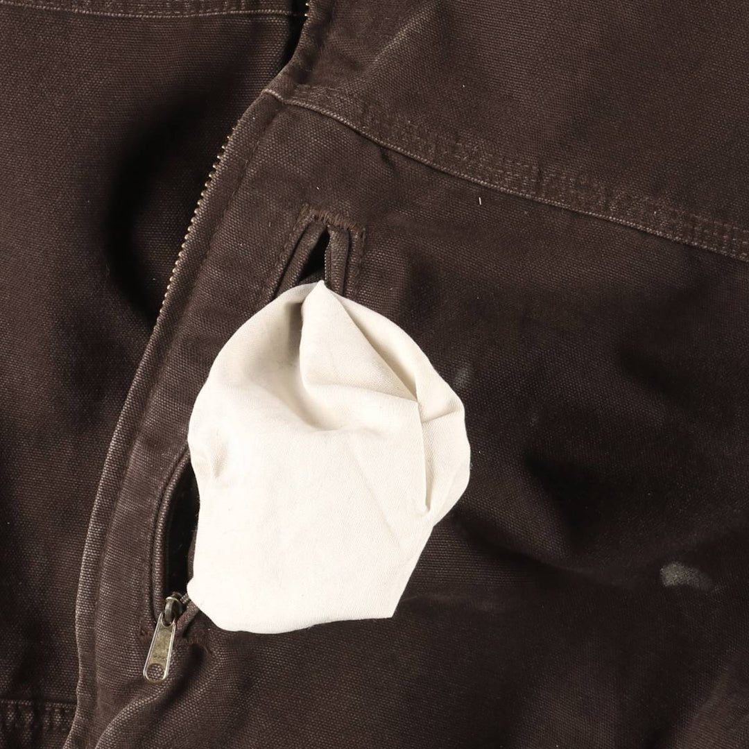 Carhartt Ridgecoat Padded Duck Work Jacket, Men's XXL equivalent. cotton brown type Vintage Second Hand