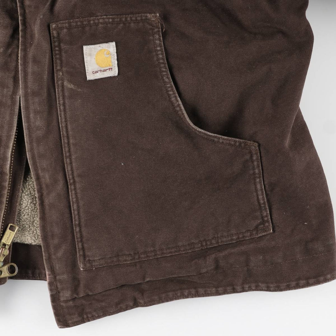 Carhartt Ridgecoat Padded Duck Work Jacket, Men's XXL equivalent. cotton brown type Vintage Second Hand