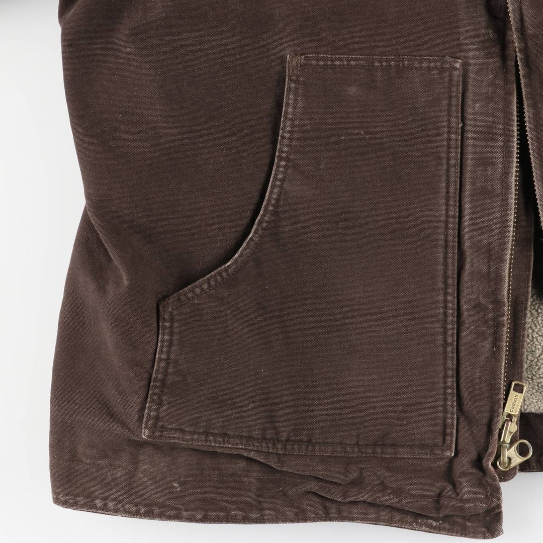 Carhartt Ridgecoat Padded Duck Work Jacket, Men's XXL equivalent. cotton brown type Vintage Second Hand
