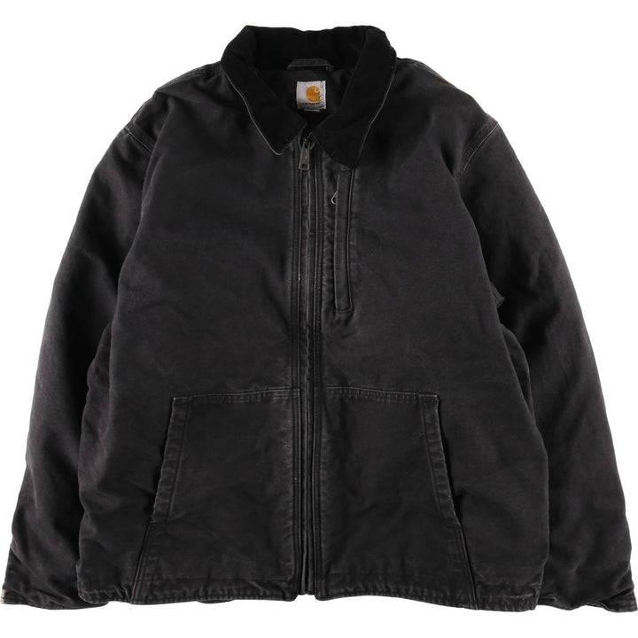 Carhartt Full Swing Armstrong Jacket, Padded Duck Work Jacket, Men's Size XL (approx.) unclear black type Vintage Second Hand
