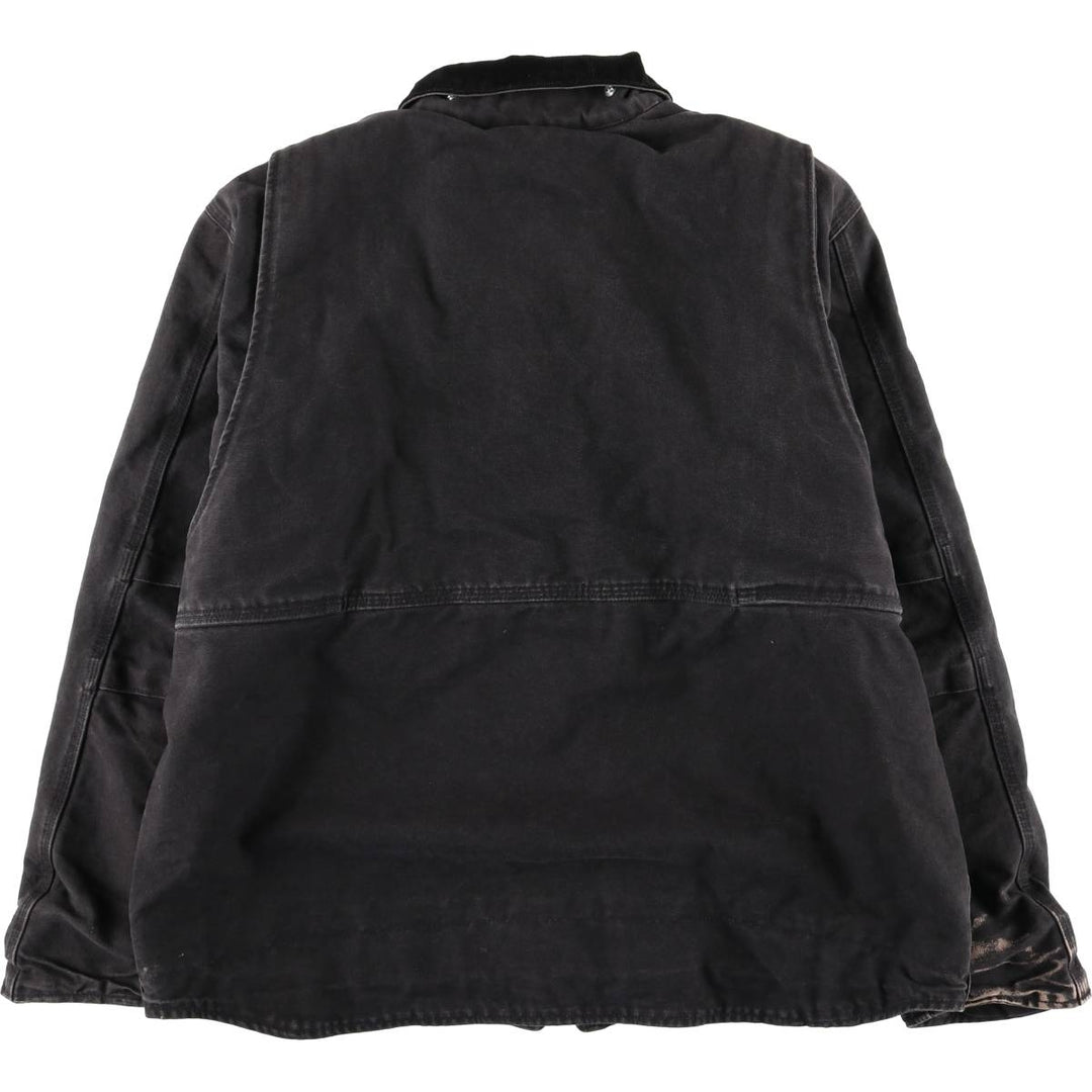 Carhartt Full Swing Armstrong Jacket, Padded Duck Work Jacket, Men's Size XL (approx.) unclear black type Vintage Second Hand