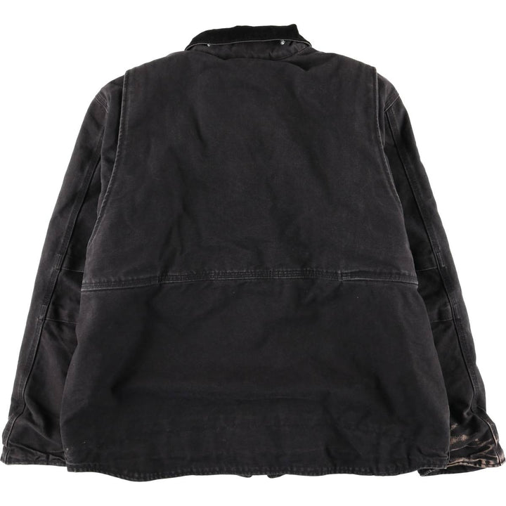 Carhartt Full Swing Armstrong Jacket, Padded Duck Work Jacket, Men's Size XL (approx.) unclear black type Vintage Second Hand