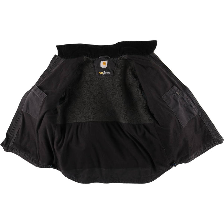 Carhartt Full Swing Armstrong Jacket, Padded Duck Work Jacket, Men's Size XL (approx.) unclear black type Vintage Second Hand