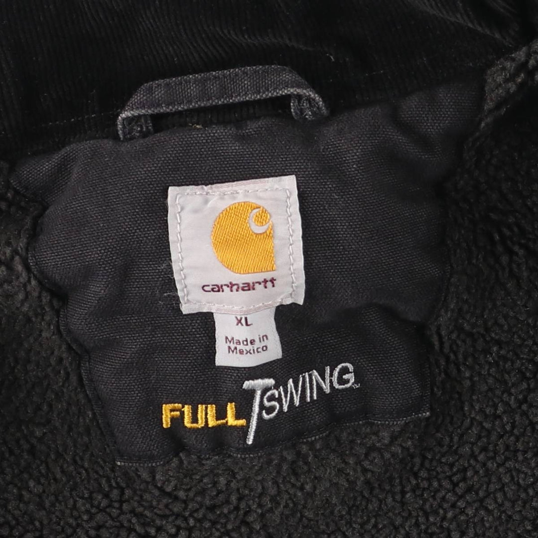 Carhartt Full Swing Armstrong Jacket, Padded Duck Work Jacket, Men's Size XL (approx.) unclear black type Vintage Second Hand
