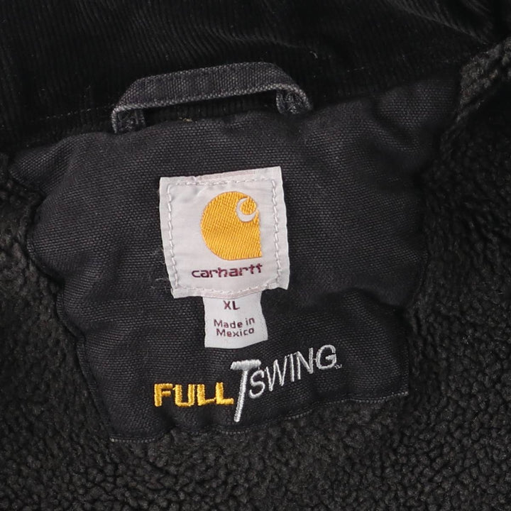 Carhartt Full Swing Armstrong Jacket, Padded Duck Work Jacket, Men's Size XL (approx.) unclear black type Vintage Second Hand