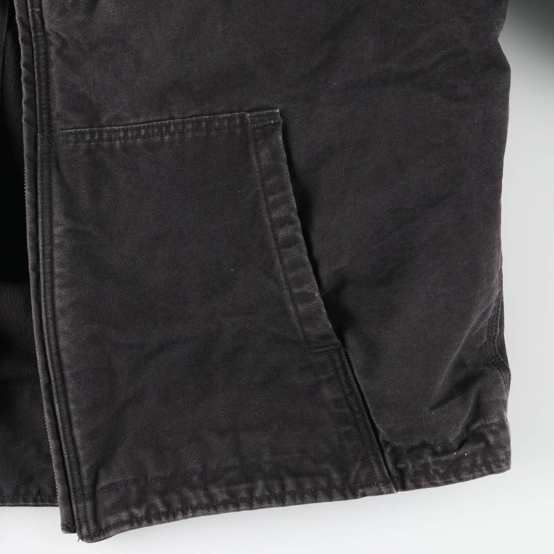 Carhartt Full Swing Armstrong Jacket, Padded Duck Work Jacket, Men's Size XL (approx.) unclear black type Vintage Second Hand