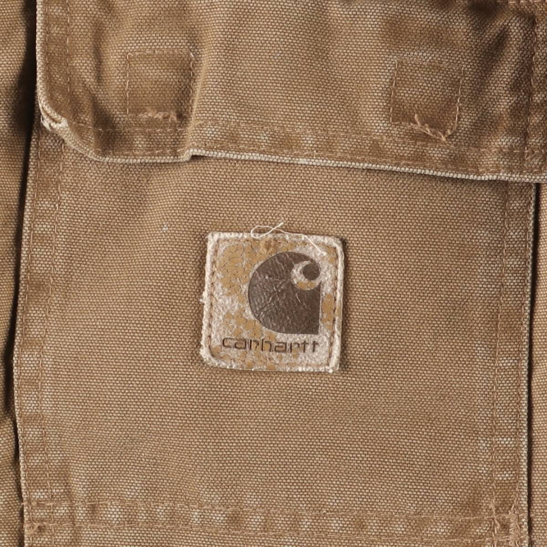 2000'S Carhartt Traditional Padded Duck Work Jacket, Men's XXL cotton brown type Vintage Second Hand
