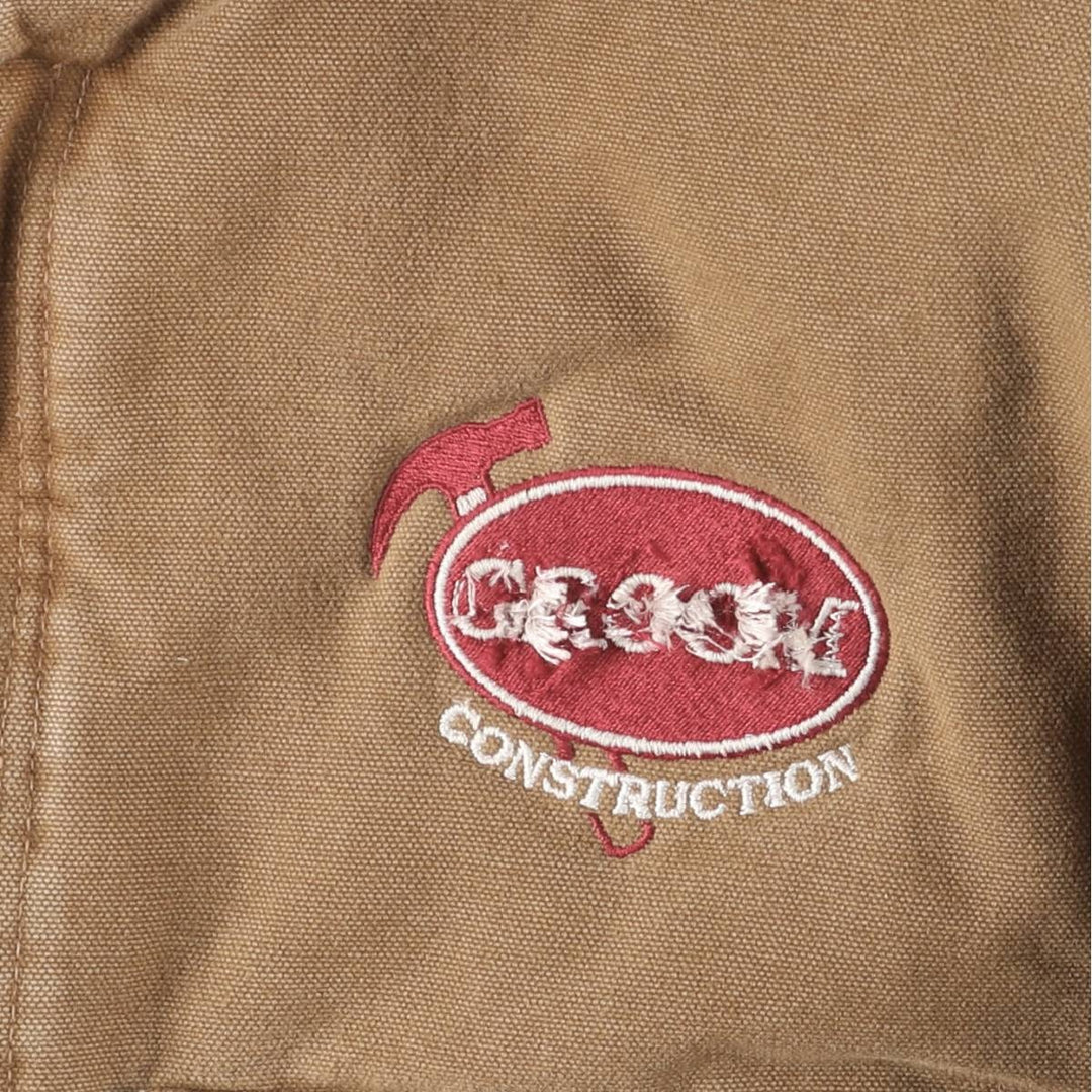 2000'S Carhartt Traditional Padded Duck Work Jacket, Men's XXL cotton brown type Vintage Second Hand
