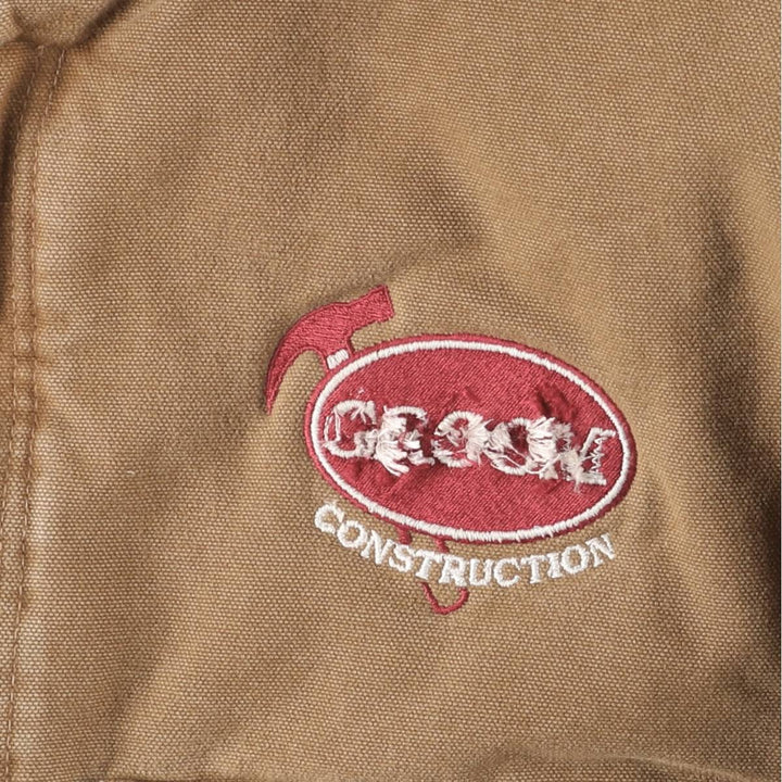 2000'S Carhartt Traditional Padded Duck Work Jacket, Men's XXL cotton brown type Vintage Second Hand
